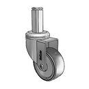 CH-03TPP-125-SW-SQ03-CTG MedCaster Swivel Caster