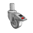 CH-03TPP-125-TL-RS03 MedCaster Swivel Caster
