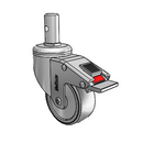 CH-03TPP-125-TL-RS04 MedCaster Swivel Caster