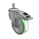 CH-04AMP-125-DL-TS07 MedCaster Swivel Caster