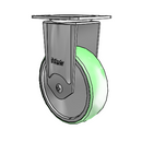 CH-04AMP-125-RG-TP04-CTG MedCaster Rigid Caster