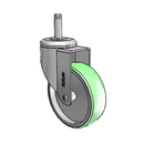 CH-04AMP-125-SW-GR02 MedCaster Swivel Caster