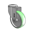 CH-04AMP-125-SW-HKU1 MedCaster Swivel Caster