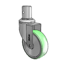 CH-04AMP-125-SW-RS05-CTG MedCaster Swivel Caster