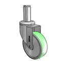 CH-04AMP-125-SW-SQ03-CTG MedCaster Swivel Caster