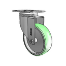 CH-04AMP-125-SW-TP01 MedCaster Swivel Caster