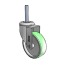 CH-04AMP-125-SW-TS21 MedCaster Swivel Caster