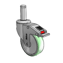 CH-04AMP-125-TL-GR09 MedCaster Swivel Caster