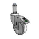 CH-04CRB-125-DL-XRN4 MedCaster Swivel Caster