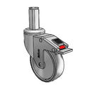 CH-04CRB-125-TL-SQ03 MedCaster Swivel Caster
