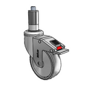 CH-04CRB-125-TL-XRR4 MedCaster Swivel Caster