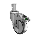 CH-04PYP-125-DL-RS05 MedCaster Swivel Caster