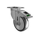 CH-04PYP-125-DL-TP01 MedCaster Swivel Caster