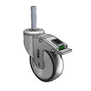 CH-04PYP-125-DL-TS21 MedCaster Swivel Caster
