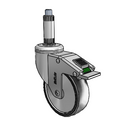 CH-04PYP-125-DL-XRN2 MedCaster Swivel Caster
