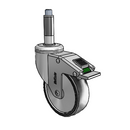 CH-04PYP-125-DL-XRR1 MedCaster Swivel Caster