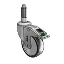 CH-04PYP-125-DL-XRR2 MedCaster Swivel Caster