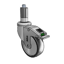 CH-04PYP-125-DL-XRR4 MedCaster Swivel Caster