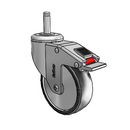 CH-04PYP-125-TL-GR02 MedCaster Swivel Caster