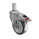 CH-04PYP-125-TL-RS04 MedCaster Swivel Caster