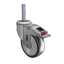CH-04PYP-125-TL-TS21 MedCaster Swivel Caster