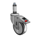 CH-04PYP-125-TL-XRN3 MedCaster Swivel Caster
