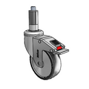 CH-04PYP-125-TL-XRR3 MedCaster Swivel Caster