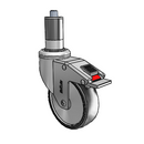 CH-04PYP-125-TL-XRR5 MedCaster Swivel Caster