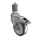 CH-04PYP-125-TL-XRR6 MedCaster Swivel Caster