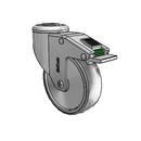 CH-04TPP-125-DL-HKU1 MedCaster Swivel Caster