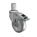 CH-04TPP-125-DL-RS03 MedCaster Swivel Caster