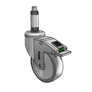 CH-04TPP-125-DL-XRN2 MedCaster Swivel Caster