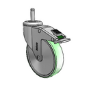 CH-05AMP-125-DL-GR10 MedCaster Swivel Caster