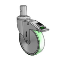 CH-05AMP-125-DL-RS03 MedCaster Swivel Caster
