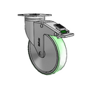 CH-05AMP-125-DL-TP04 MedCaster Swivel Caster