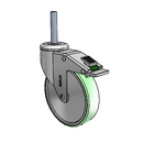 CH-05AMP-125-DL-TS21 MedCaster Swivel Caster