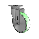 CH-05AMP-125-SW-TP04-CTG MedCaster Swivel Caster
