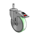 CH-05AMP-125-TL-GR10 MedCaster Swivel Caster