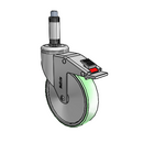 CH-05AMP-125-TL-XRN2 MedCaster Swivel Caster