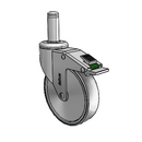 CH-05CRB-125-DL-GR09 MedCaster Swivel Caster