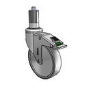 CH-05CRB-125-DL-XRR5 MedCaster Swivel Caster