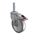 CH-05CRB-125-TL-TS22 MedCaster Swivel Caster