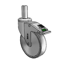 CH-05TPP-125-DL-SQ01 MedCaster Swivel Caster