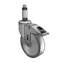 CH-05TPP-125-DL-XRN2 MedCaster Swivel Caster