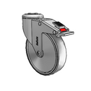 CH-05TPP-125-TL-HKU1 MedCaster Swivel Caster