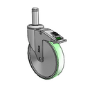 CH-06AMP-125-DL-GR09 MedCaster Swivel Caster