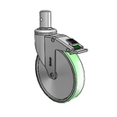 CH-06AMP-125-DL-RS03 MedCaster Swivel Caster