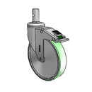 CH-06AMP-125-DL-RS04 MedCaster Swivel Caster