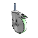 CH-06AMP-125-DL-TS21 MedCaster Swivel Caster