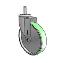 CH-06AMP-125-SW-GR10 MedCaster Swivel Caster